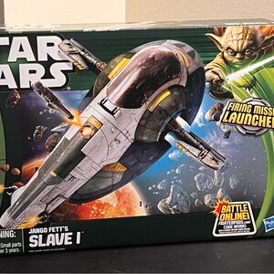 Hasbro Star Wars Jango Fett's Slave I - Green, Gray, and Yellow